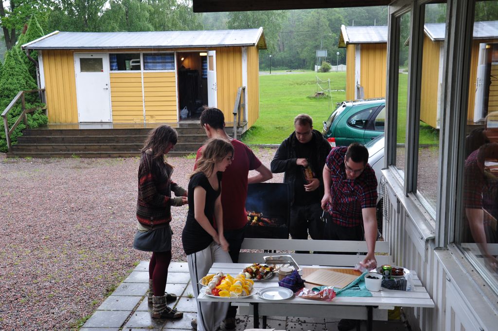 Grillkväll 2, nu med större (och stabilare) grill!