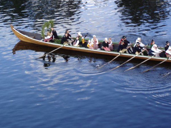Church boat in Leksand