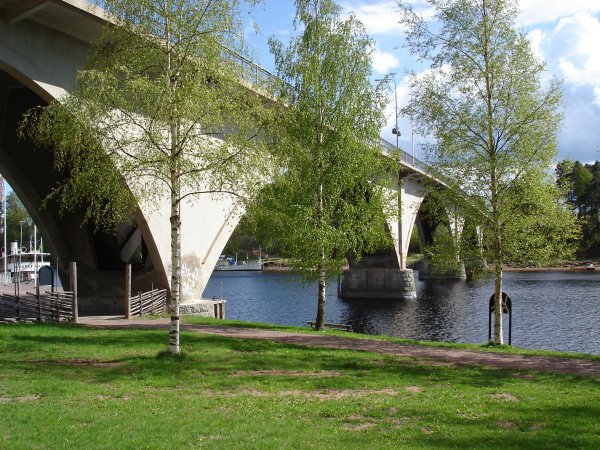 Bridge over dalecarlian river