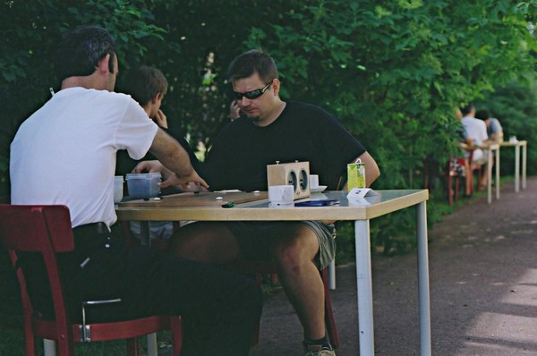 A game at Leksand Open 2006